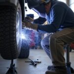 Jeep rust repair and rust buster patch installation